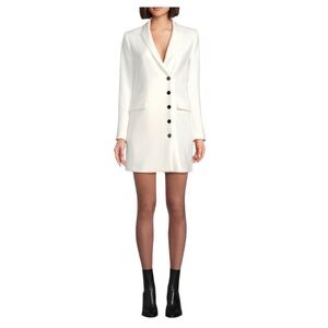 THE KOOPLES Peak Lapel Mini Blazer Dress Size 1 French & Size Small/4 in US NWT
